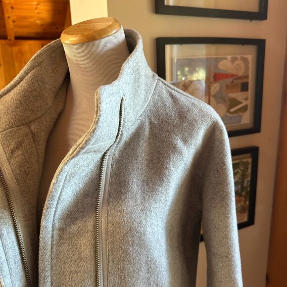 J. CREW Mercantile City Light Gray Coat – 8P - Picture 6 of 12